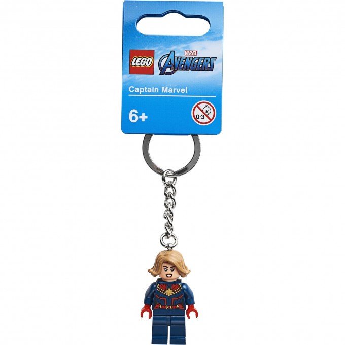 Брелок для ключей LEGO «КАПИТАН МАРВЕЛ» Super Heroes 854064 3060639