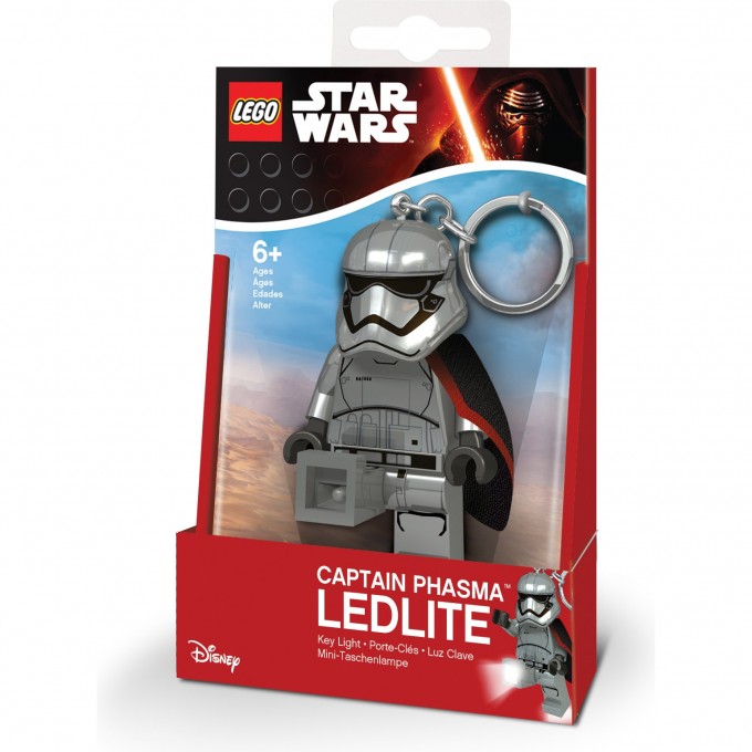 Брелок-фонарик для ключей LEGO STAR WARS - КАПИТАН ФАЗМА LGL-KE96