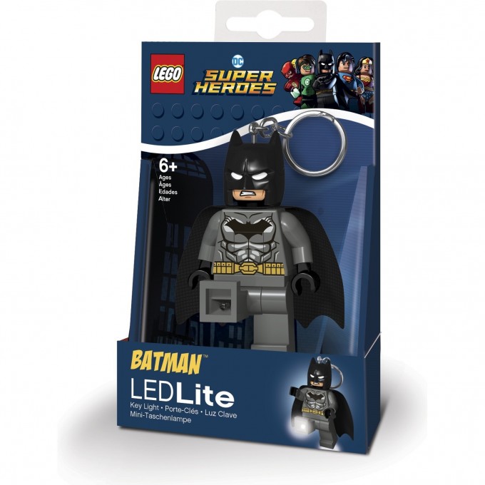 Брелок-фонарик LEGO SUPER HEROES «GREY BATMAN» Super Heroes LGL-KE92 1000919