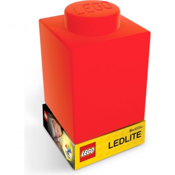 Фонарик силиконовый LEGO - красный Фонарик силиконовый LEGO - красный