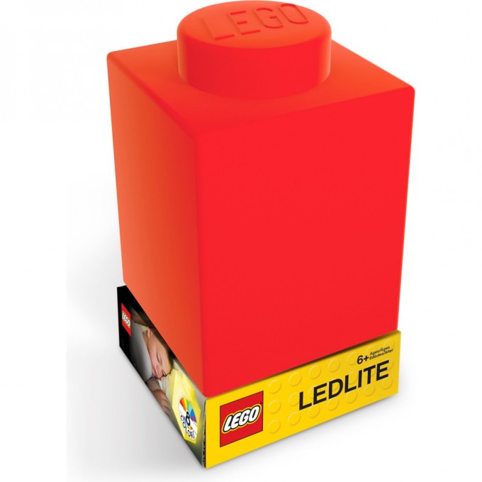 Фонарик силиконовый LEGO - красный LGL-LP38