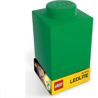 Фонарик силиконовый LEGO зеленый Фонарик силиконовый LEGO зеленый