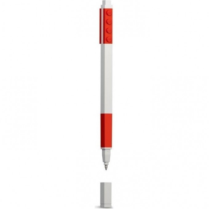 Гелевая ручка LEGO красная, толщина линии 0,70 мм 52651