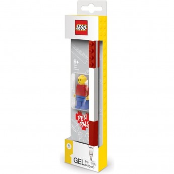 Гелевая ручка с минифигуркой LEGO CLASSIC, цвет чернил: красный