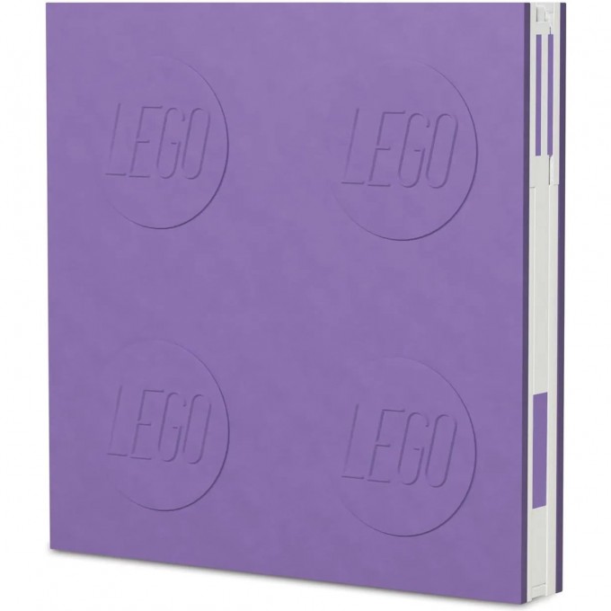 Книга для записей LEGO - LOCKING NOTEBOOK + ручка гелевая (лиловый) 52445