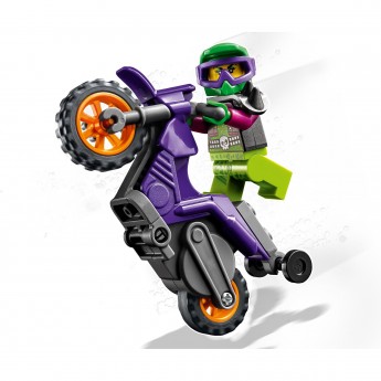 Конструктор LEGO CITY "Акробатический трюковой мотоцикл" City 60296
