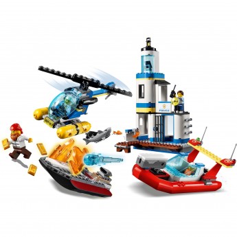 Конструктор LEGO CITY "ОПЕРАЦИЯ БЕРЕГОВОЙ ПОЛИЦИИ И ПОЖАРНЫХ" City Конструктор LEGO CITY "ОПЕРАЦИЯ БЕРЕГОВОЙ ПОЛИЦИИ И ПОЖАРНЫХ" City