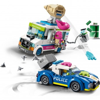 Конструктор LEGO CITY "ПОГОНЯ ПОЛИЦИИ ЗА ГРУЗОВИКОМ С МОРОЖЕНЫМ" City 60314 Конструктор LEGO CITY "ПОГОНЯ ПОЛИЦИИ ЗА ГРУЗОВИКОМ С МОРОЖЕНЫМ" City 60314