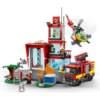 Конструктор LEGO CITY "ПОЖАРНАЯ ЧАСТЬ" City 60320