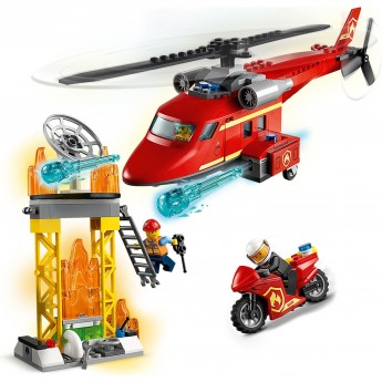 Конструктор LEGO CITY "СПАСАТЕЛЬНЫЙ ПОЖАРНЫЙ ВЕРТОЛЕТ" City 60281 Конструктор LEGO CITY "СПАСАТЕЛЬНЫЙ ПОЖАРНЫЙ ВЕРТОЛЕТ" City 60281