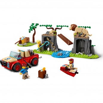 Конструктор LEGO CITY "СПАСАТЕЛЬНЫЙ ВНЕДОРОЖНИК ДЛЯ ЗВЕРЕЙ" City 60301