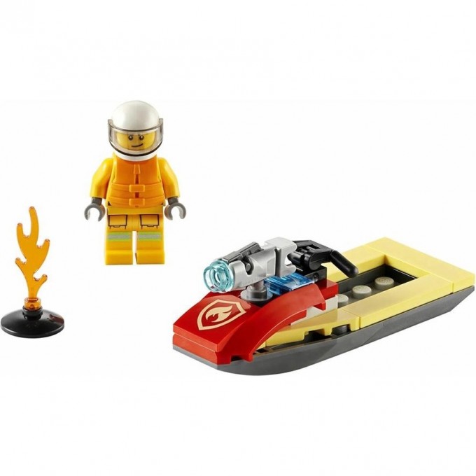 Конструктор LEGO CITY «ВОДНЫЙ МОТОЦИКЛ ПОЖАРНОЙ КОМАНДЫ» Уникальные наборы 30368 3808352 Конструктор LEGO CITY «ВОДНЫЙ МОТОЦИКЛ ПОЖАРНОЙ КОМАНДЫ» Уникальные наборы 30368 3808352