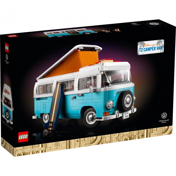 Конструктор LEGO ICONS ТУРИСТИЧЕСКИЙ ФУРГОН VW T2 10279
