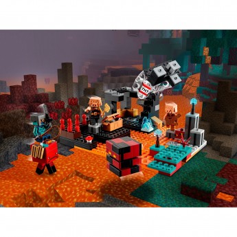 Конструктор LEGO MINECRAFT "БАСТИОН НИЖНЕГО МИРА" Minecraft 21185