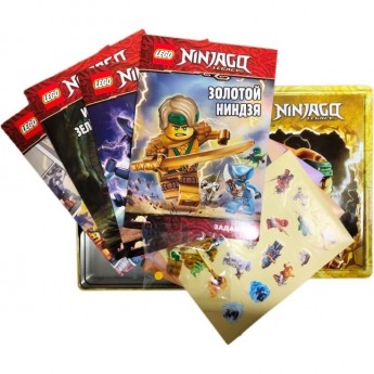 Набор книг с игрушкой LEGO NINJAGO - ПОДАРОК ИЗ НИНДЗЯГО Ninjago TIN-6706