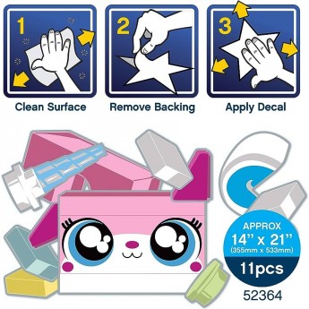 Набор статических наклеек LEGO MOVIE 2 - UNIKITTY 52364 – «Статикер» (Staticker), многоразового использования Набор статических наклеек LEGO MOVIE 2 - UNIKITTY 52364 – «Статикер» (Staticker), многоразового использования