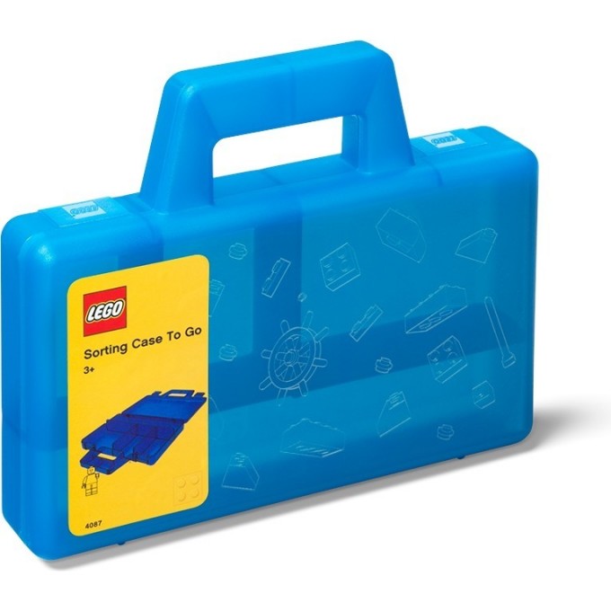Пластиковый кейс для хранения LEGO SORTING TO GO, синий 40870002 1502944